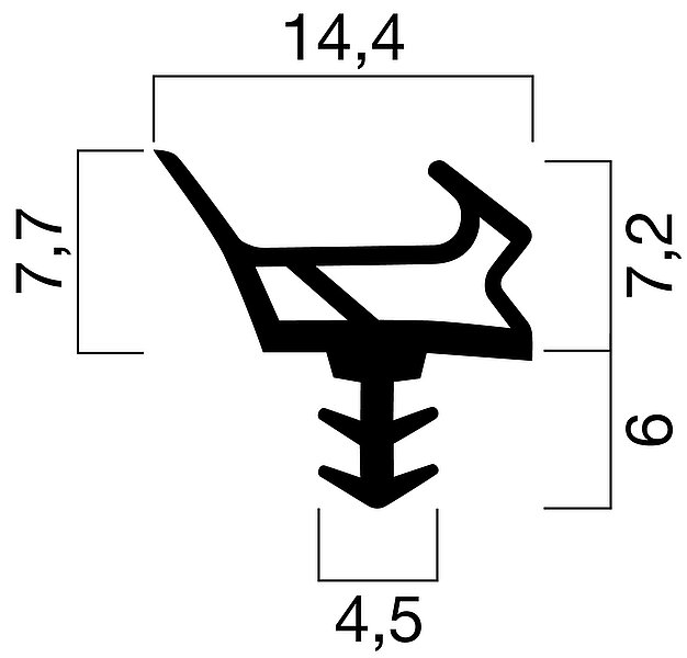 Cross-section
1022 (M 1:1)